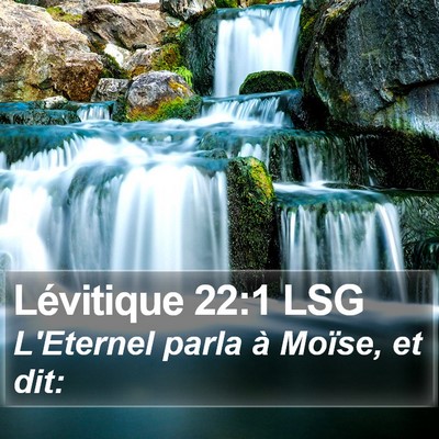 Lévitique 22:1 LSG Bible Verse Image