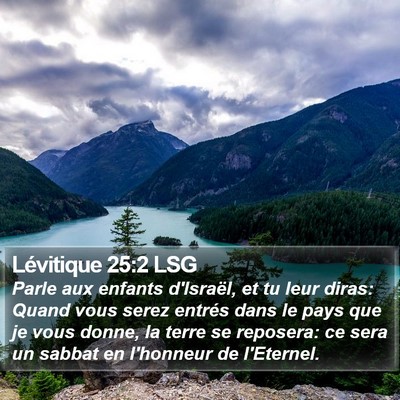Lévitique 25:2 LSG Bible Verse Image