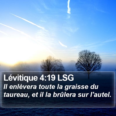 Lévitique 4:19 LSG Bible Verse Image