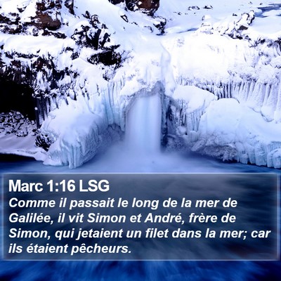 Marc 1:16 LSG Bible Verse Image