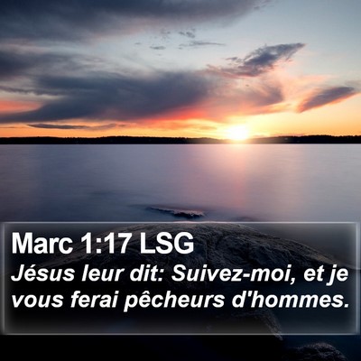 Marc 1:17 LSG Bible Verse Image