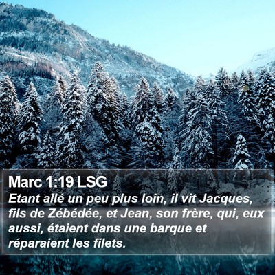 Marc 1:19 LSG Bible Verse Image