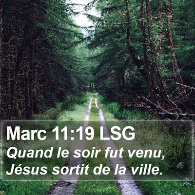 Marc 11:19 LSG Bible Verse Image