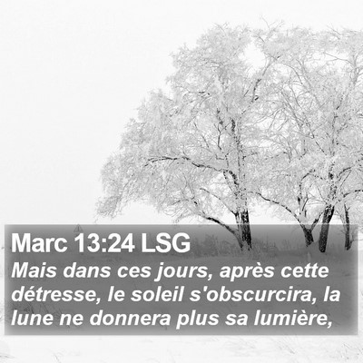 Marc 13:24 LSG Bible Verse Image