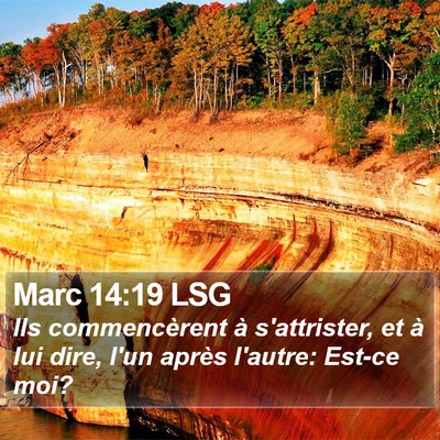 Marc 14:19 LSG Bible Verse Image
