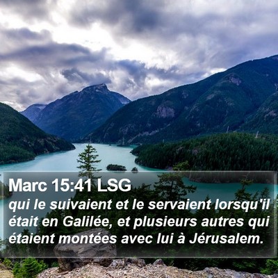Marc 15:41 LSG Bible Verse Image