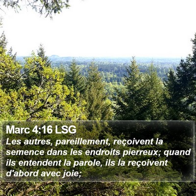 Marc 4:16 LSG Bible Verse Image
