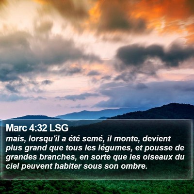 Marc 4:32 LSG Bible Verse Image