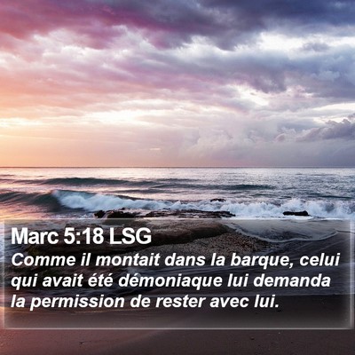 Marc 5:18 LSG Bible Verse Image