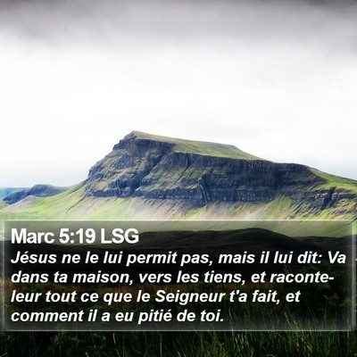 Marc 5:19 LSG Bible Verse Image