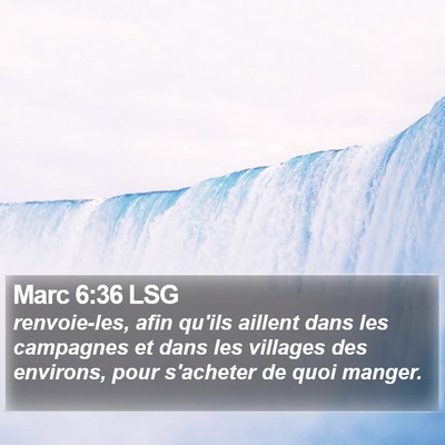 Marc 6:36 LSG Bible Verse Image