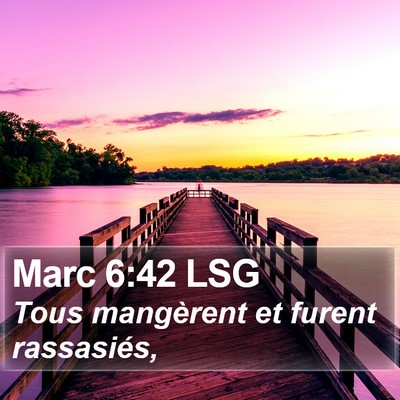Marc 6:42 LSG Bible Verse Image