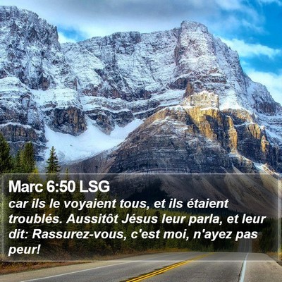 Marc 6:50 LSG Bible Verse Image