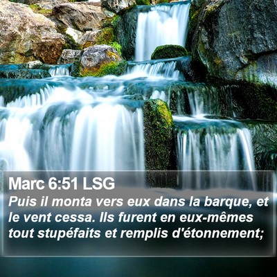Marc 6:51 LSG Bible Verse Image