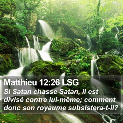 Matthieu 12:26 LSG Bible Verse Image
