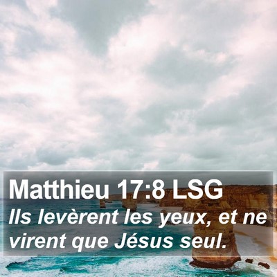 Matthieu 17:8 LSG Bible Verse Image