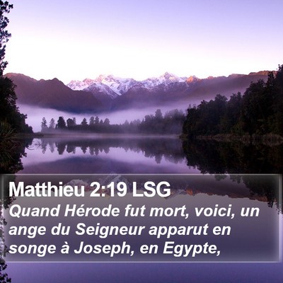 Matthieu 2:19 LSG Bible Verse Image