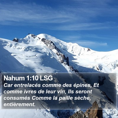 Nahum 1:10 LSG Bible Verse Image