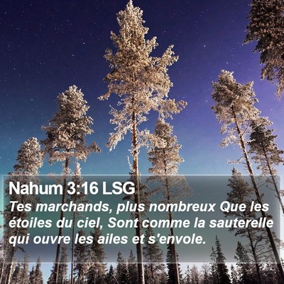 Nahum 3:16 LSG Bible Verse Image