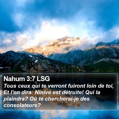 Nahum 3:7 LSG Bible Verse Image