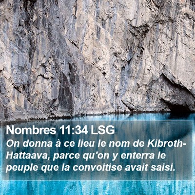 Nombres 11:34 LSG Bible Verse Image