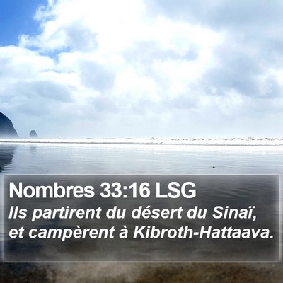 Nombres 33:16 LSG Bible Verse Image