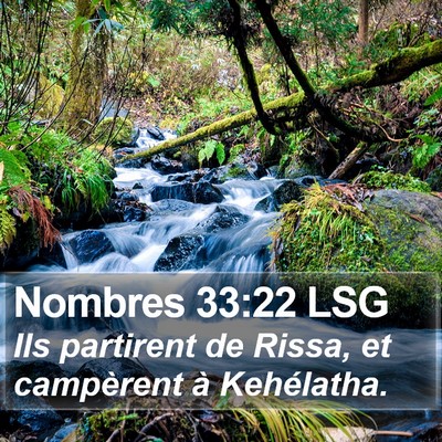 Nombres 33:22 LSG Bible Verse Image