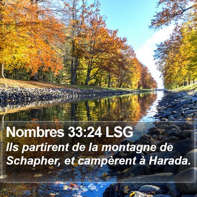 Nombres 33:24 LSG Bible Verse Image
