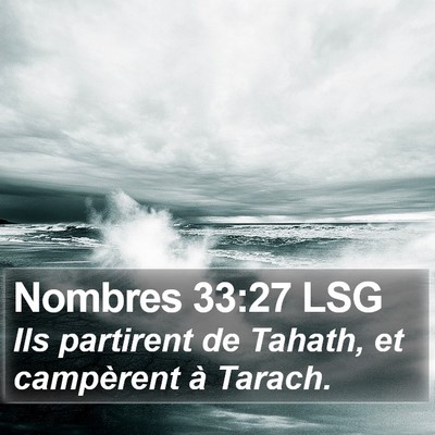 Nombres 33:27 LSG Bible Verse Image