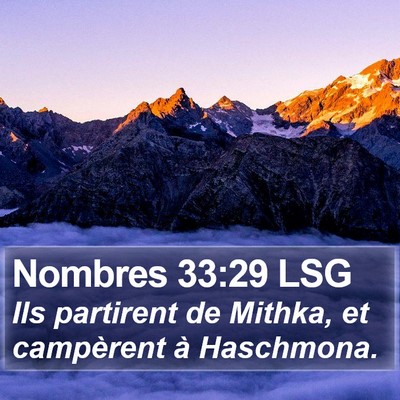 Nombres 33:29 LSG Bible Verse Image