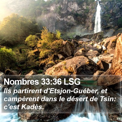 Nombres 33:36 LSG Bible Verse Image