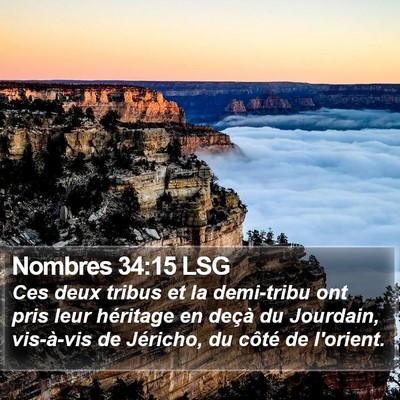 Nombres 34:15 LSG Bible Verse Image