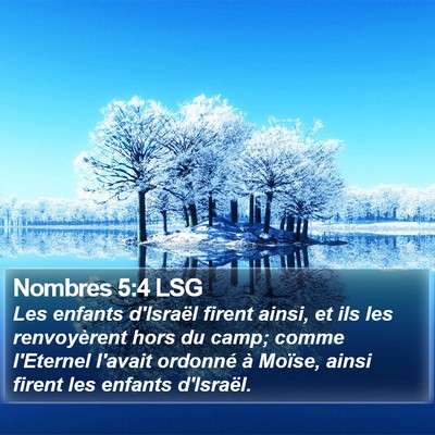 Nombres 5:4 LSG Bible Verse Image