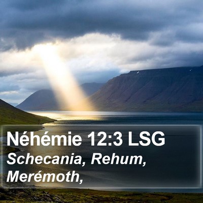 Néhémie 12:3 LSG Bible Verse Image