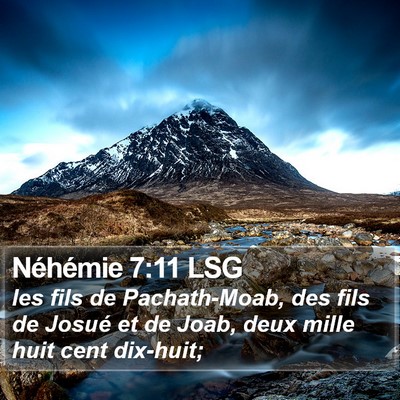 Néhémie 7:11 LSG Bible Verse Image