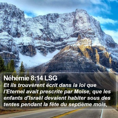 Néhémie 8:14 LSG Bible Verse Image