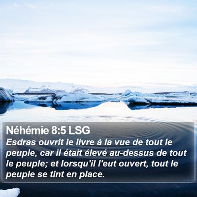 Néhémie 8:5 LSG Bible Verse Image