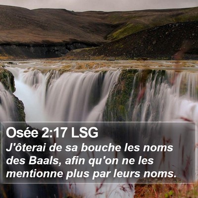 Osée 2:17 LSG Bible Verse Image