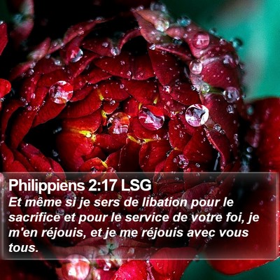 Philippiens 2:17 LSG Bible Verse Image