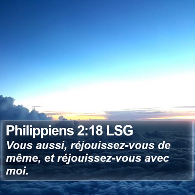 Philippiens 2:18 LSG Bible Verse Image