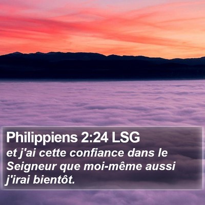 Philippiens 2:24 LSG Bible Verse Image