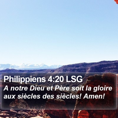 Philippiens 4:20 LSG Bible Verse Image