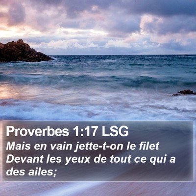 Proverbes 1:17 LSG Bible Verse Image