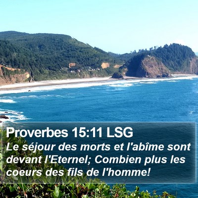 Proverbes 15:11 LSG Bible Verse Image