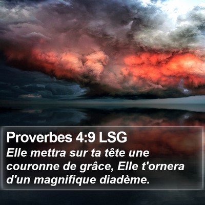 Proverbes 4:9 LSG Bible Verse Image
