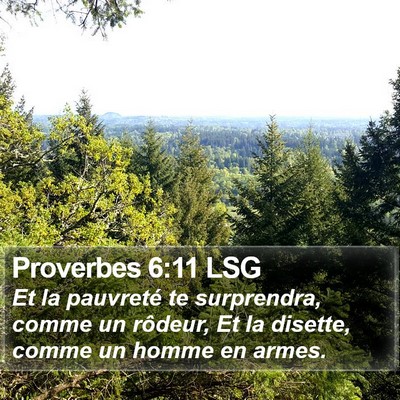 Proverbes 6:11 LSG Bible Verse Image