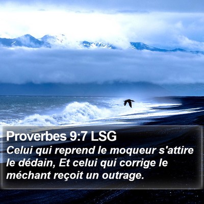 Proverbes 9:7 LSG Bible Verse Image