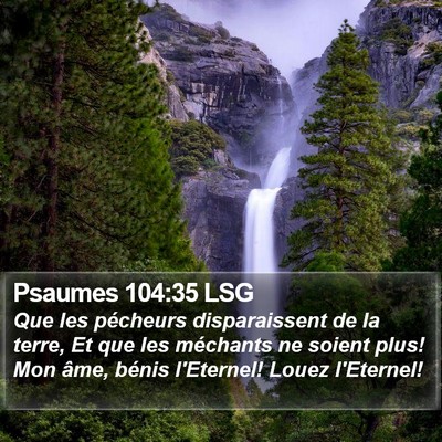 Psaumes 104:35 LSG Bible Verse Image