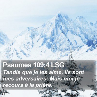 Psaumes 109:4 LSG Bible Verse Image