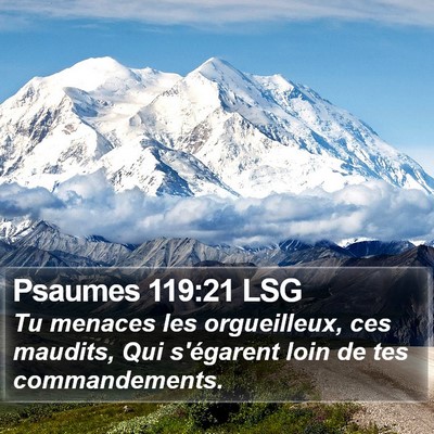 Psaumes 119:21 LSG Bible Verse Image